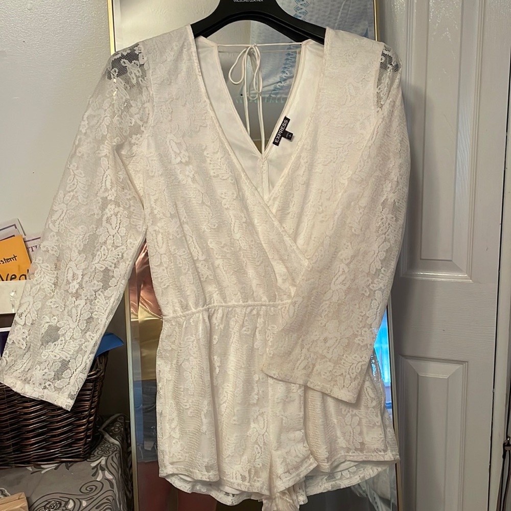 Women’s S EXPRESS lacey boho romper